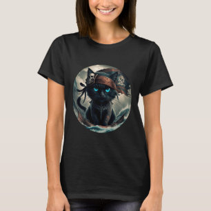T-shirt Chat noir pirate