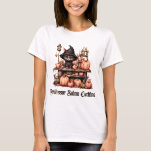 T-shirt Chat noir Professeur Salem Cackles Halloween