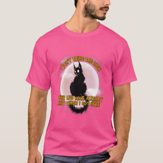 T-shirt Chat noir Sarcastique