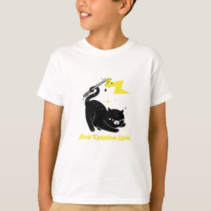 T-shirt Chat noir sorcier - Sort Abra Kadabra