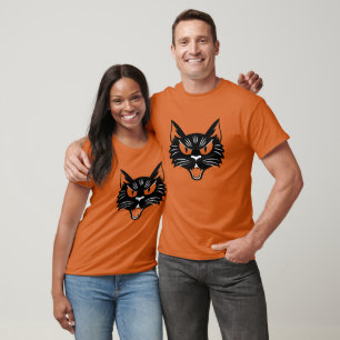 T-shirt Chat noir vintage Halloween