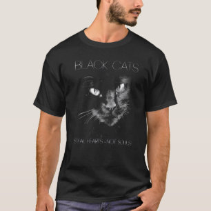 T-shirt Chat Noir Voler les Cœurs Pas les Âmes Hommes Femm