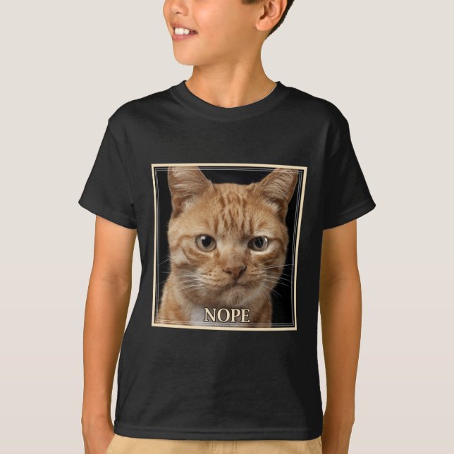 T-shirt Chat Non (Devant)