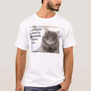 T-shirt chat, Nourrir les chats errants T-shirt ch