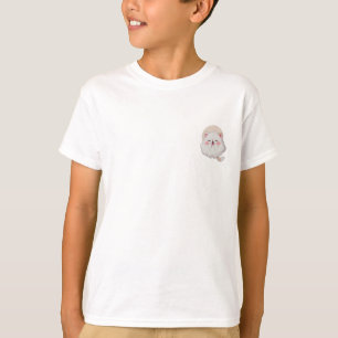T-shirt Chat Nuage Blanc Fluffy Enfants Rieurs