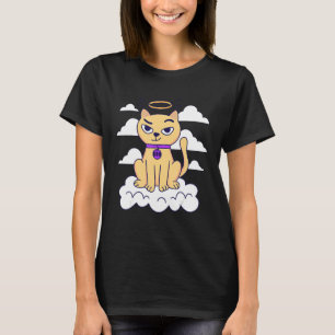 T-shirt chat nuages dieu mignon