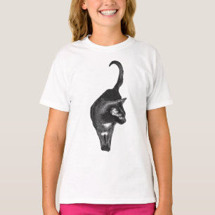T-shirt Chat ombré sur catwalk