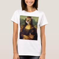 Chat orange Mona Lisa