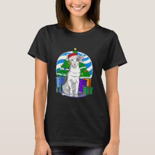 T-shirt Chat Oriental Shorthair Père Noël Noël