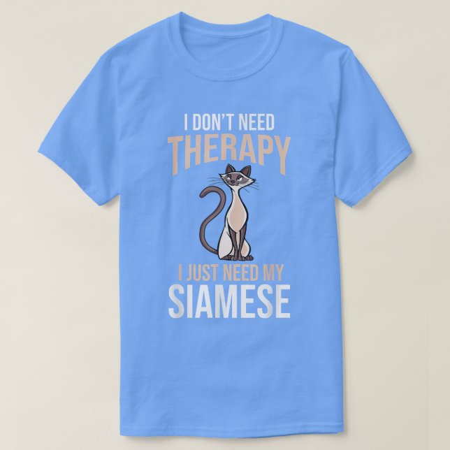 T-shirt Chat Owener Siamese  (Design devant)