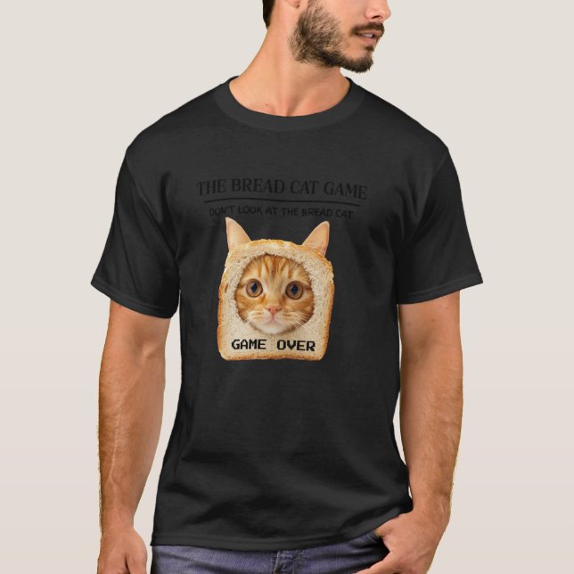 T-shirt Chat pain drôle (Devant)
