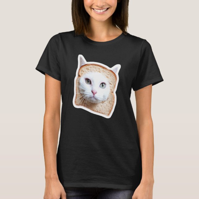 T-shirt Chat Pain  Mème Internet (Devant)