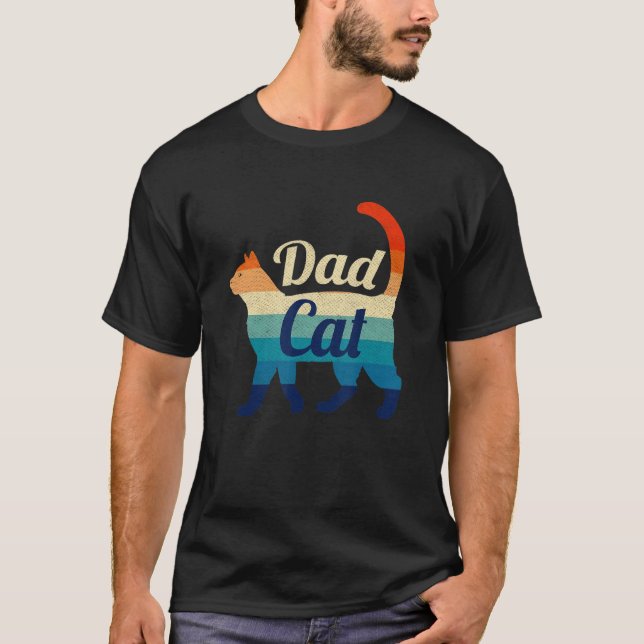 T-shirt Chat Papa Chat Papa (Devant)