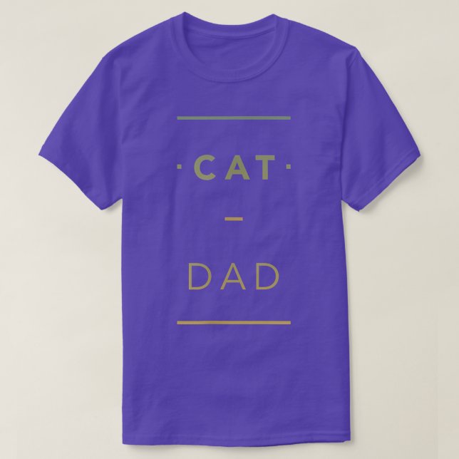 T-shirt Chat - Papa - Chats - Animaux de compagnie esthéti (Design devant)