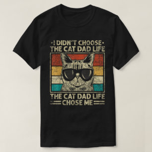 T-shirt Chat Papa Fête des pères de vie Chat Papa Chat Pap