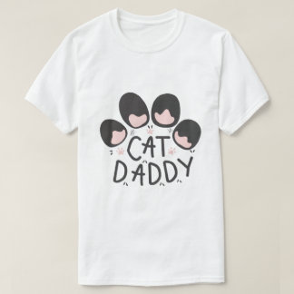 T-shirt chat papa, père amoureux des chats animal papa ani