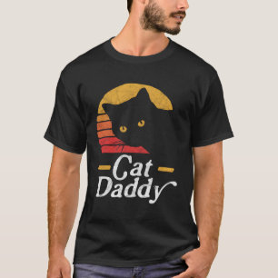 T-shirt Chat Papa Style Années 80 Chat Détresse