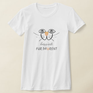 T-SHIRT CHAT PARENT, CHAT MOM, CHAT DAD - HEUREUX CHAT SMI