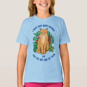 T-shirt Chat Pas Amical