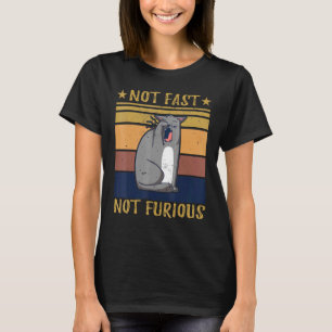 T-shirt Chat pas rapide pas furieux