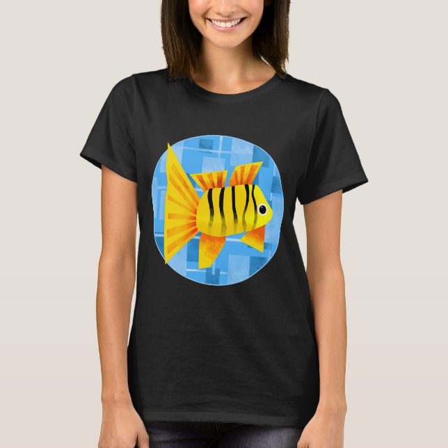 T-shirt Chat pêcheur #4 (Devant)