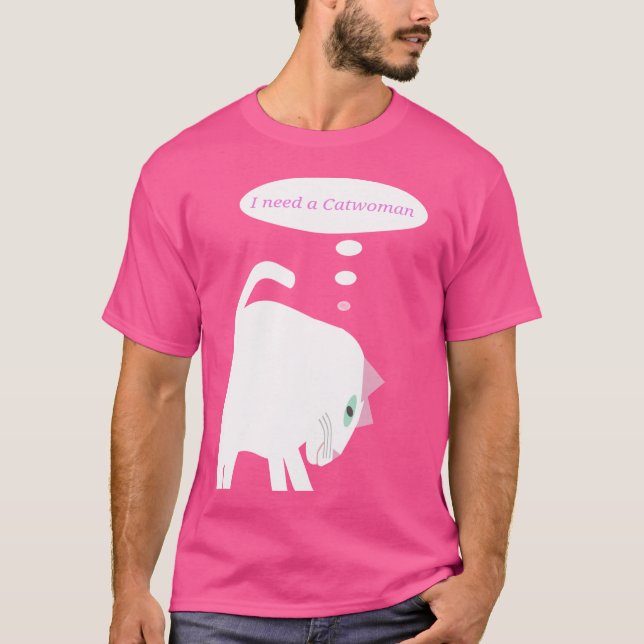 T-Shirt Chat Pensif (Devant)