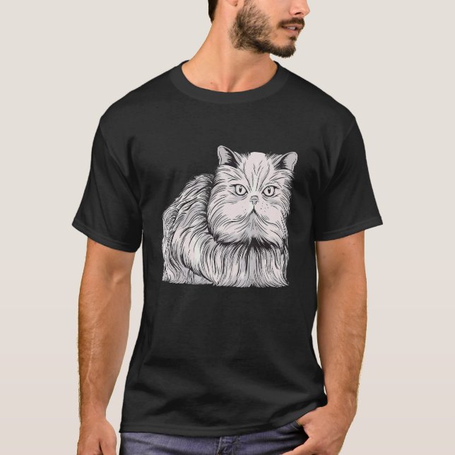 T-shirt Chat Persan (Devant)