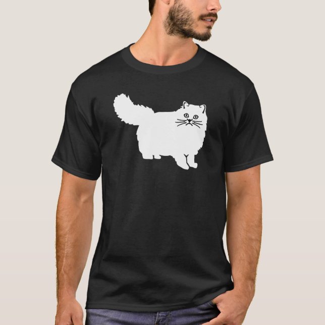 T-shirt chat persan (Devant)