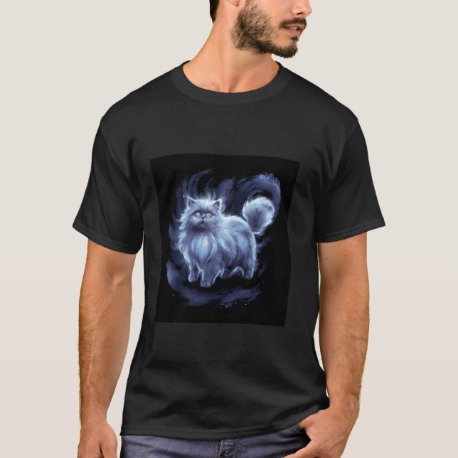 T-shirt Chat persan coloré (Devant)