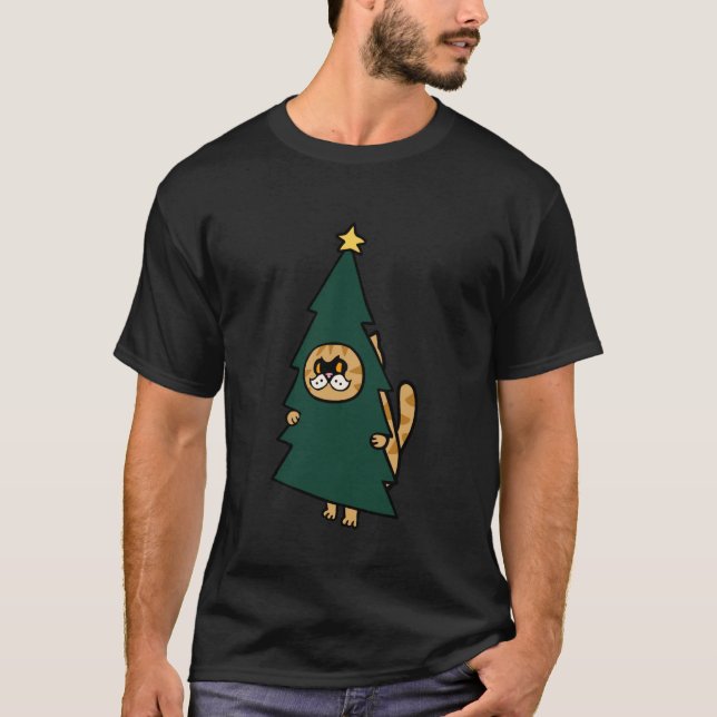 T-shirt Chat Persan de Noël (Devant)