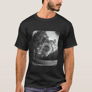 T-shirt Chat Persan Drôle sautant sur un Trampoline Amateu