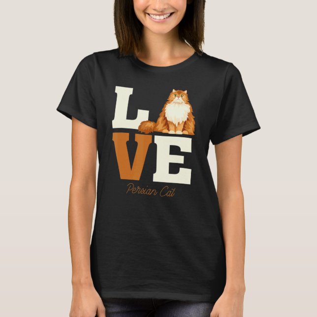 T-shirt Chat persan Filles Femmes Chat (Devant)