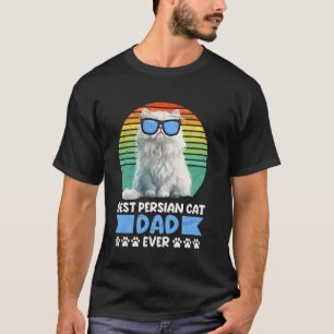 T-shirt Chat Persan MEILLEUR PÈRE DE CHAT PERSAN VIVANT Dr