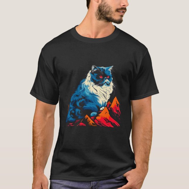 T-shirt Chat persan Spirit (Devant)