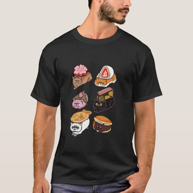 T-shirt Chat persan Wagashi (Devant)