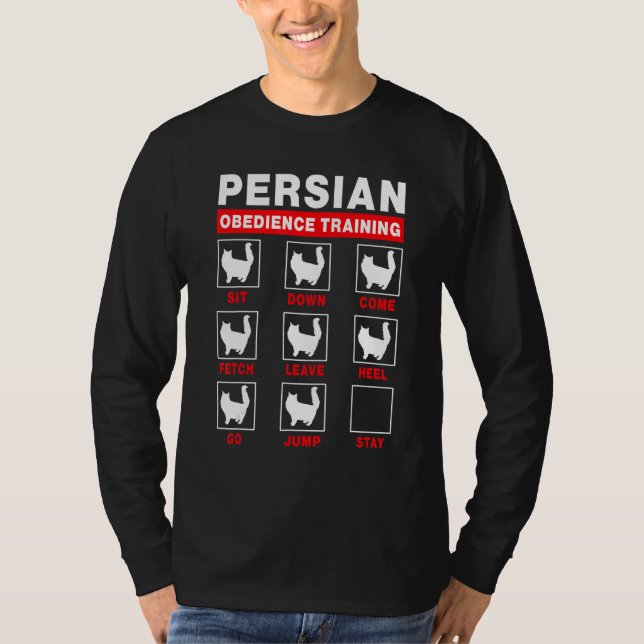 T-shirt Chat Perse Obedience Kitten (Devant)