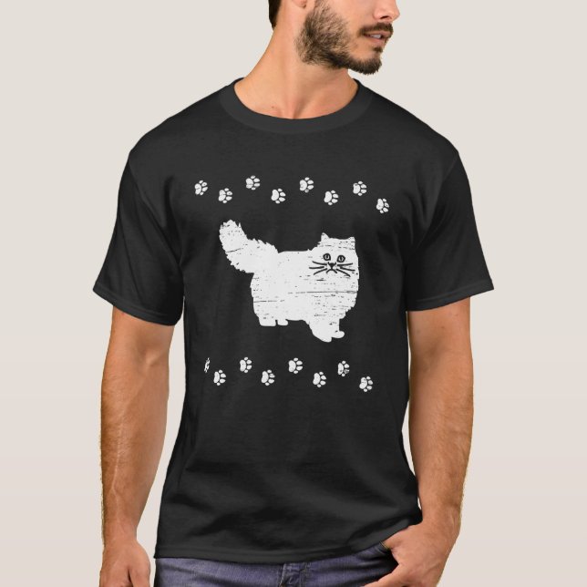 T-shirt Chat Perse Propriétaire Chat Kitten (Devant)