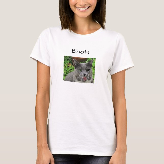 T-shirt chat personnalisé (Devant)