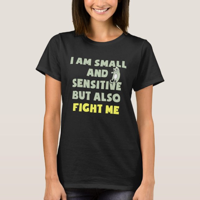 T-shirt Chat Petit et Sensible Combat Querelle Chatons (Devant)