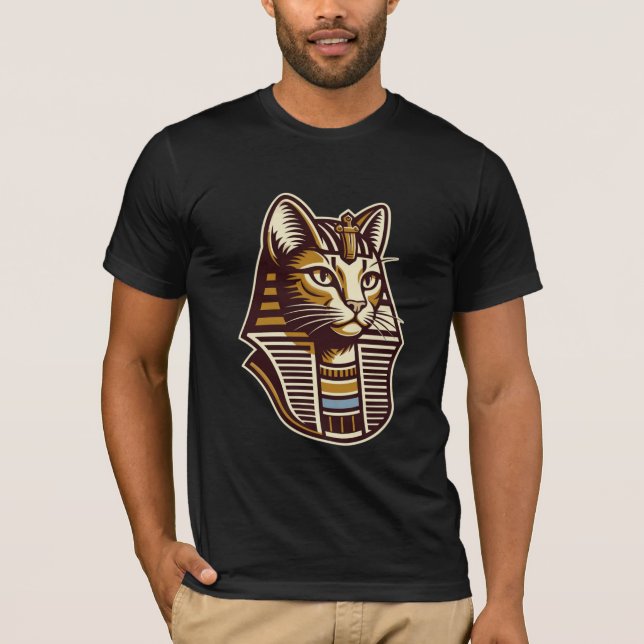 T-shirt Chat Pharaon Égyptien – Chat Égypte Antiqu (Devant)