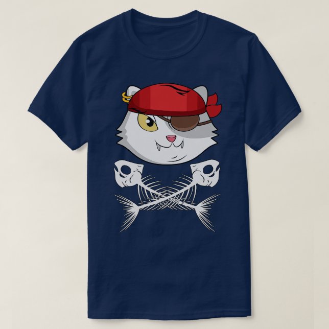 T-shirt Chat pirate (Design devant)