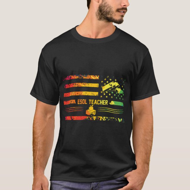 T-shirt Chat & poisson, aquarelle ,art original (Devant)