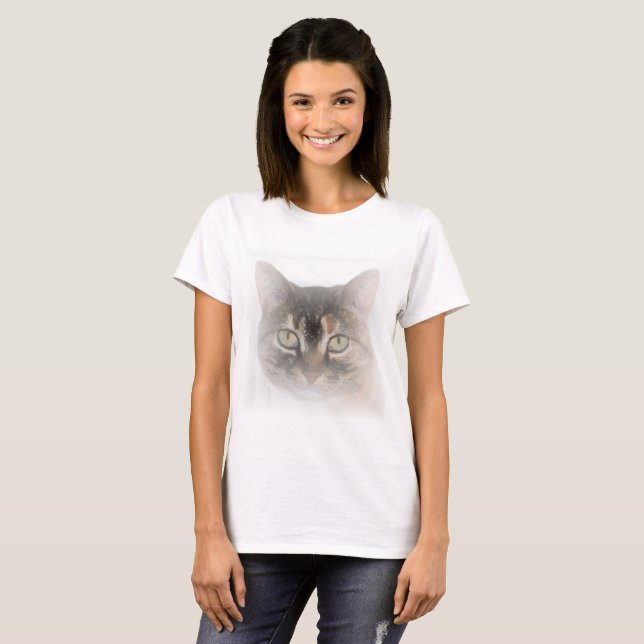 T-shirt chat (pour elle) (Devant entier)