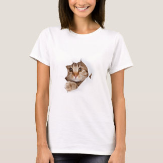 T-shirt chat pour femmes