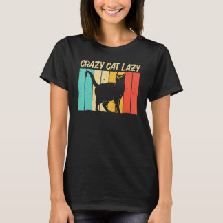 T-shirt Chat pour femmes maman chat noir   Chat personne C