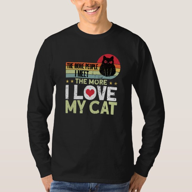 T-shirt Chat   Propriétaire de chat Chat 6 (Devant)