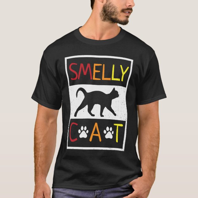 T-shirt Chat Puant Adorable Chaton Et Chat (Devant)