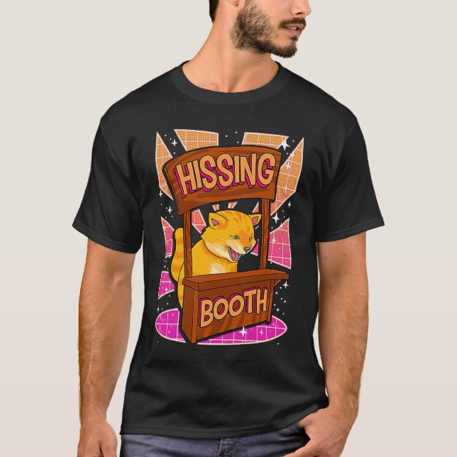 T-shirt Chat qui crache stand chaton 1 (Devant)