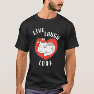 T-shirt Chat qui fait la boulette pour maman chat Live Lau