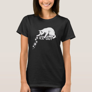 T-shirt Chat qui pousse des glaçons Mème